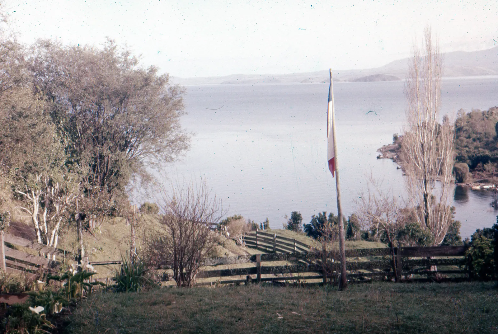 Vistas del Lago Ranco en Llifen, ca. 1965.