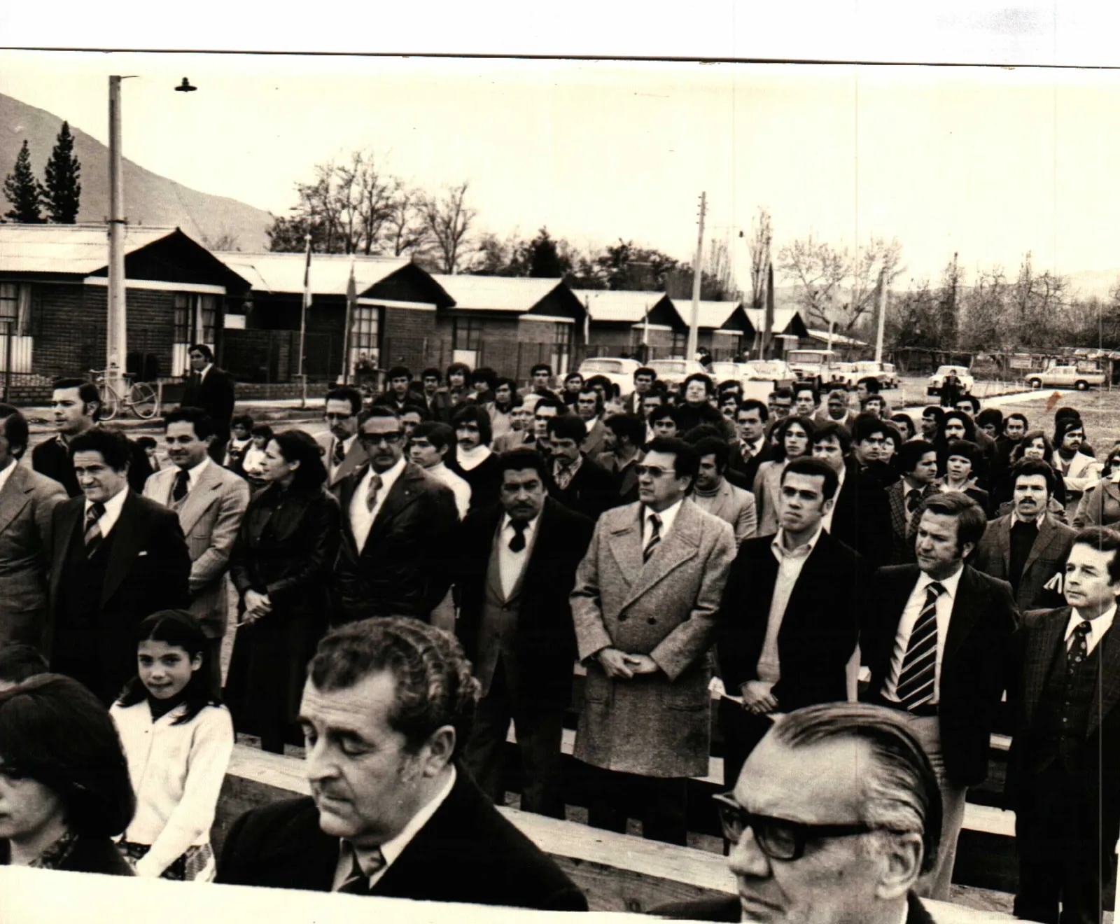 Ceremonia de inauguración de Villa Recsa, Quilicura, 1979