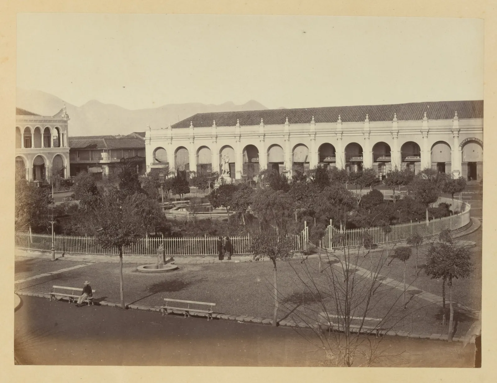 Plaza Mayor de Santiago, 1868