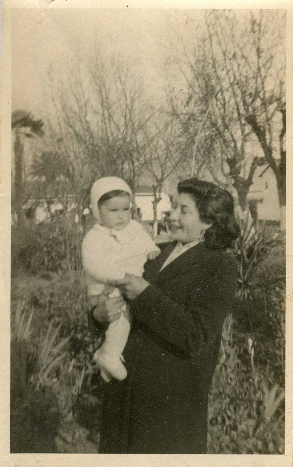 Madre e hijo en Quilicura, 1957