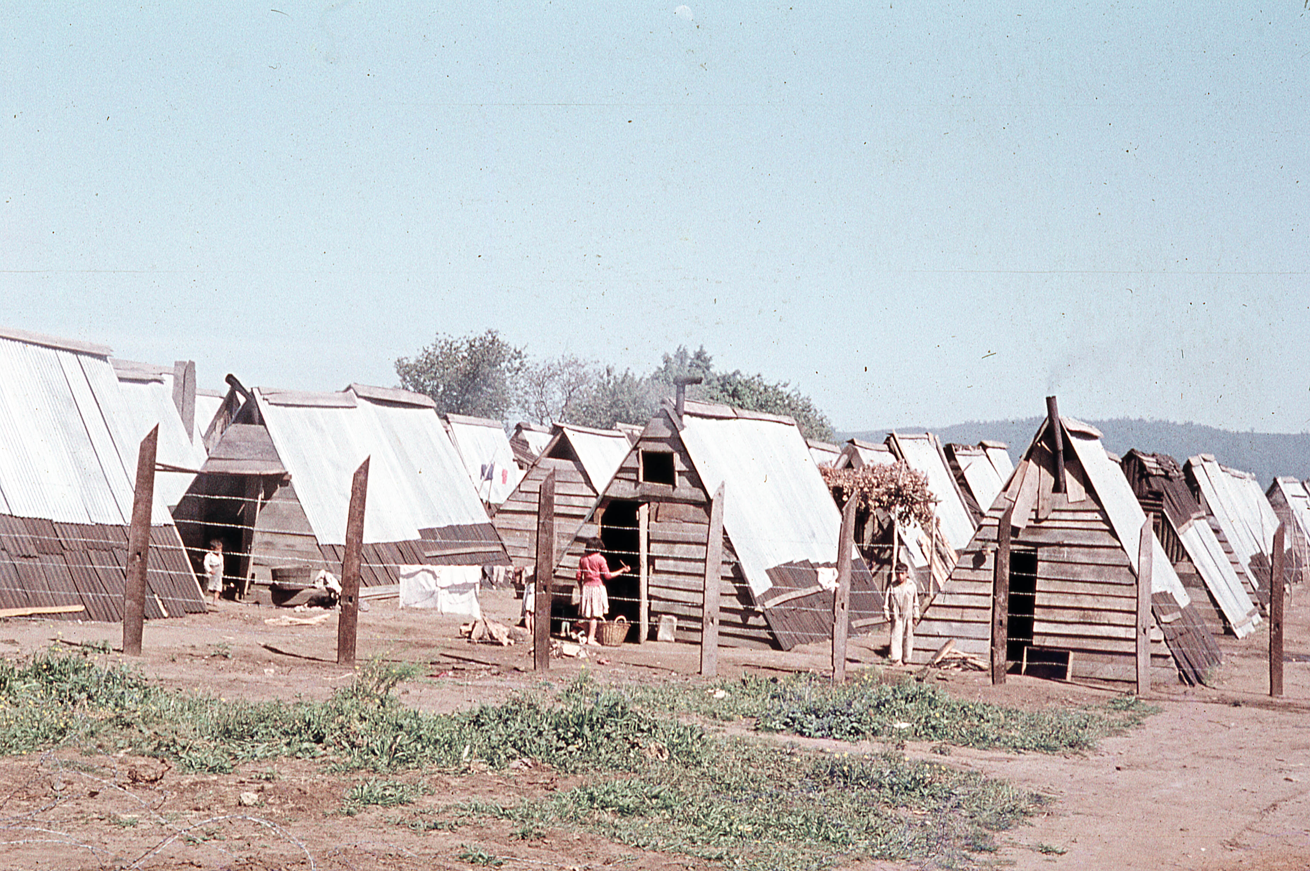 Campamentos de emergencia tras el terremoto de Valdivia de 1960