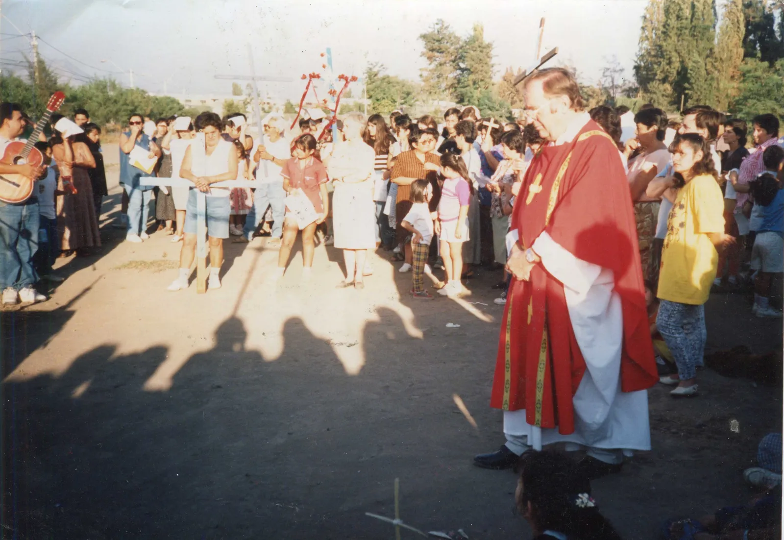 Primera Misa en la Cruz, Quilicura, 1996