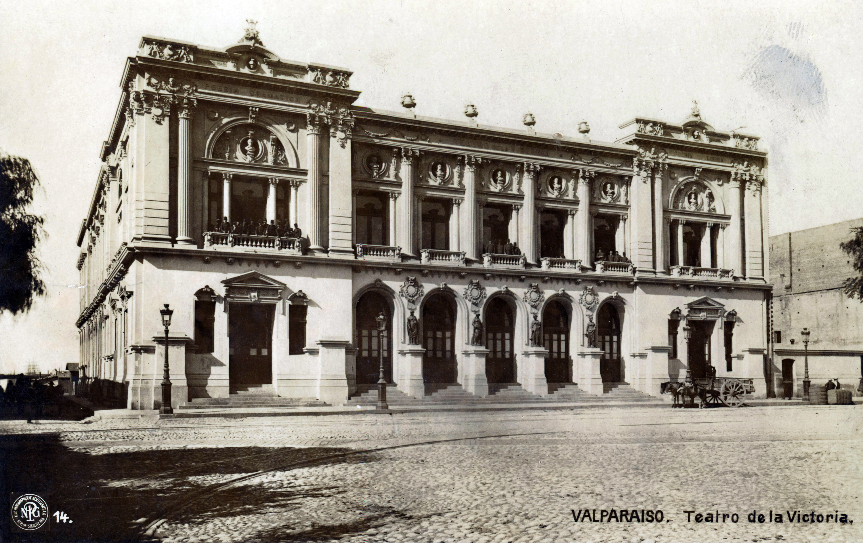 Segundo Teatro Victoria de Valparaíso, ca. 1906