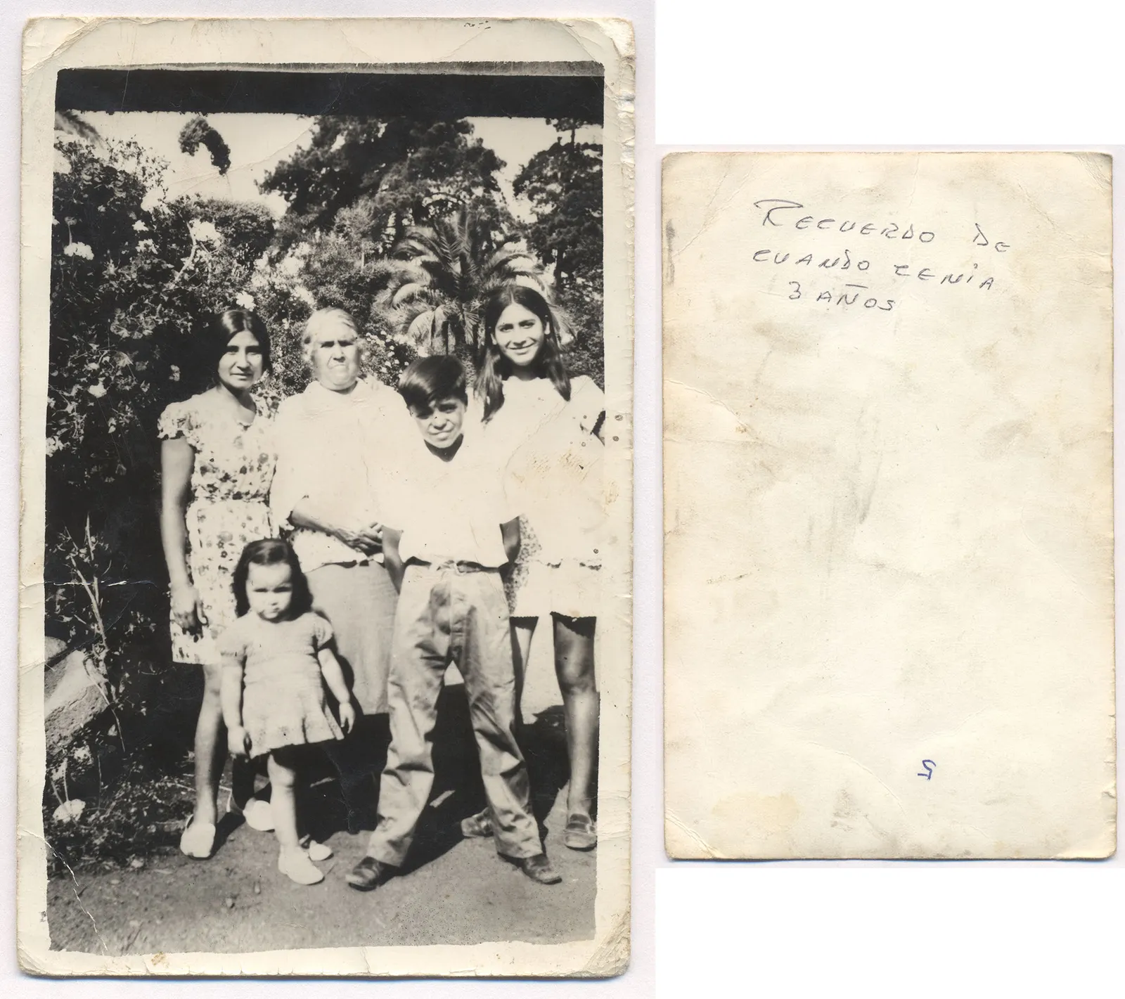 Paseo de la familia Muñoz al cerro San Cristobal, ca. 1970