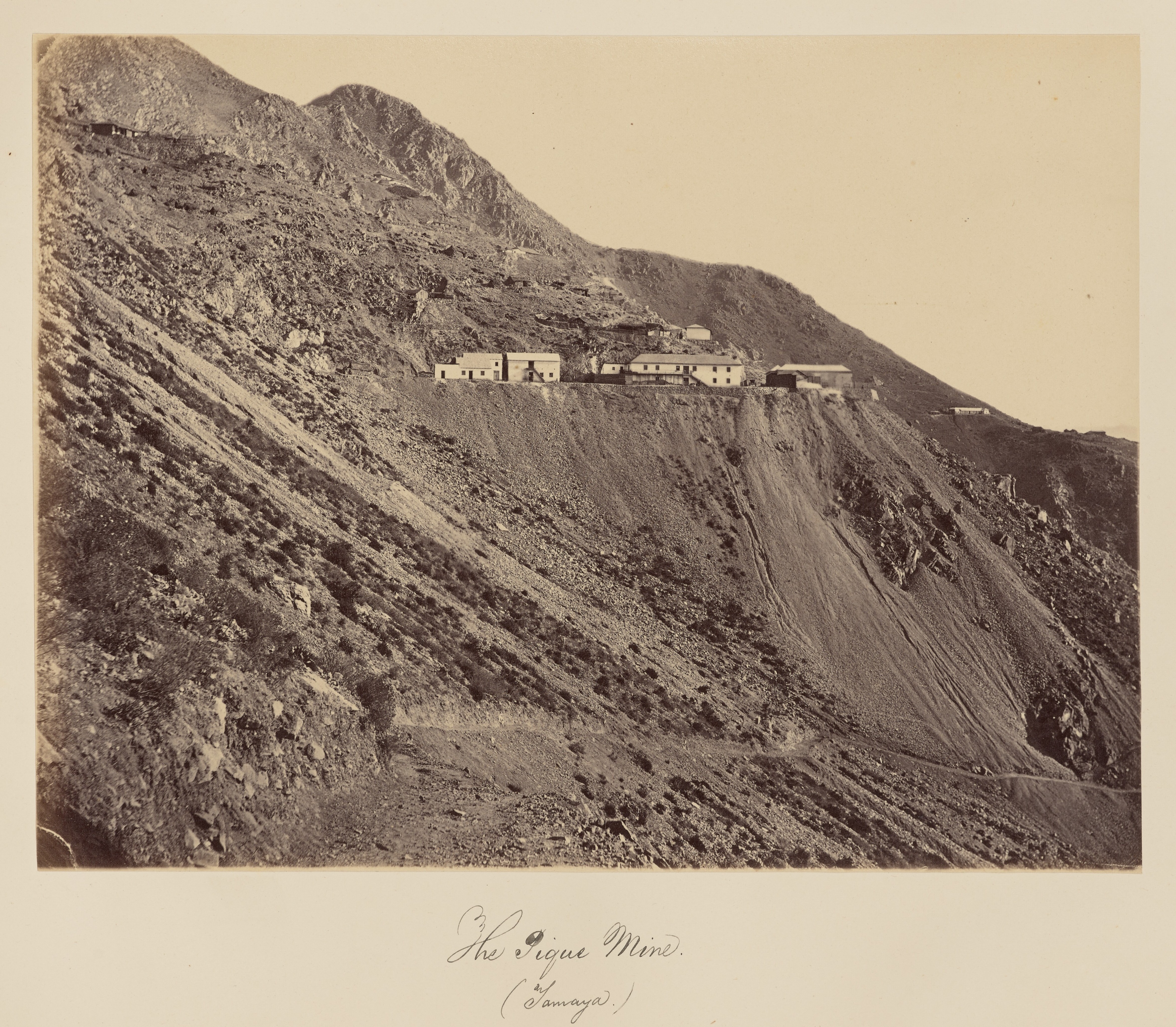 Pique minero de Cerro Tamaya, Región de Coquimbo, 1860