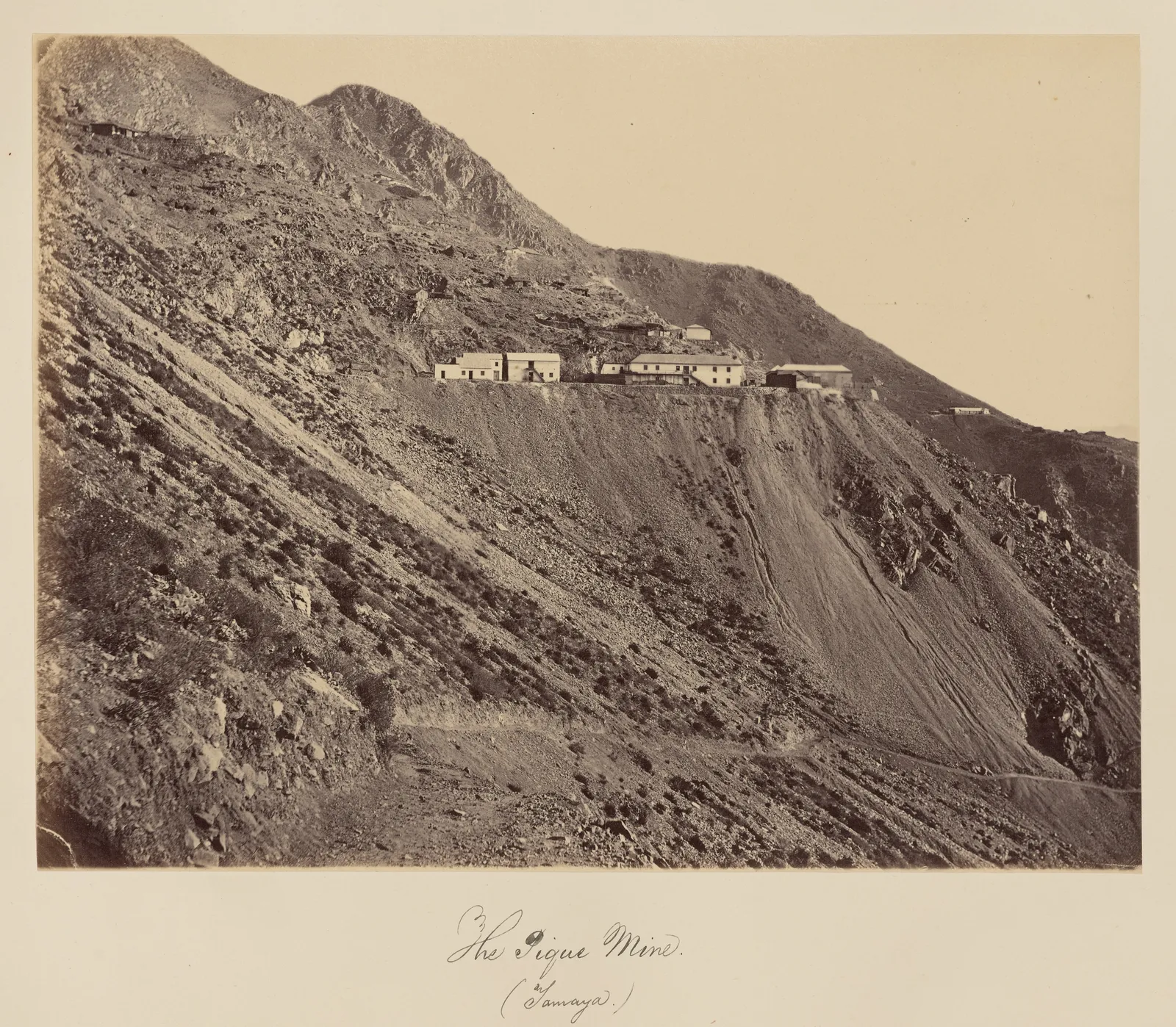 Pique minero de Cerro Tamaya, Región de Coquimbo, 1860