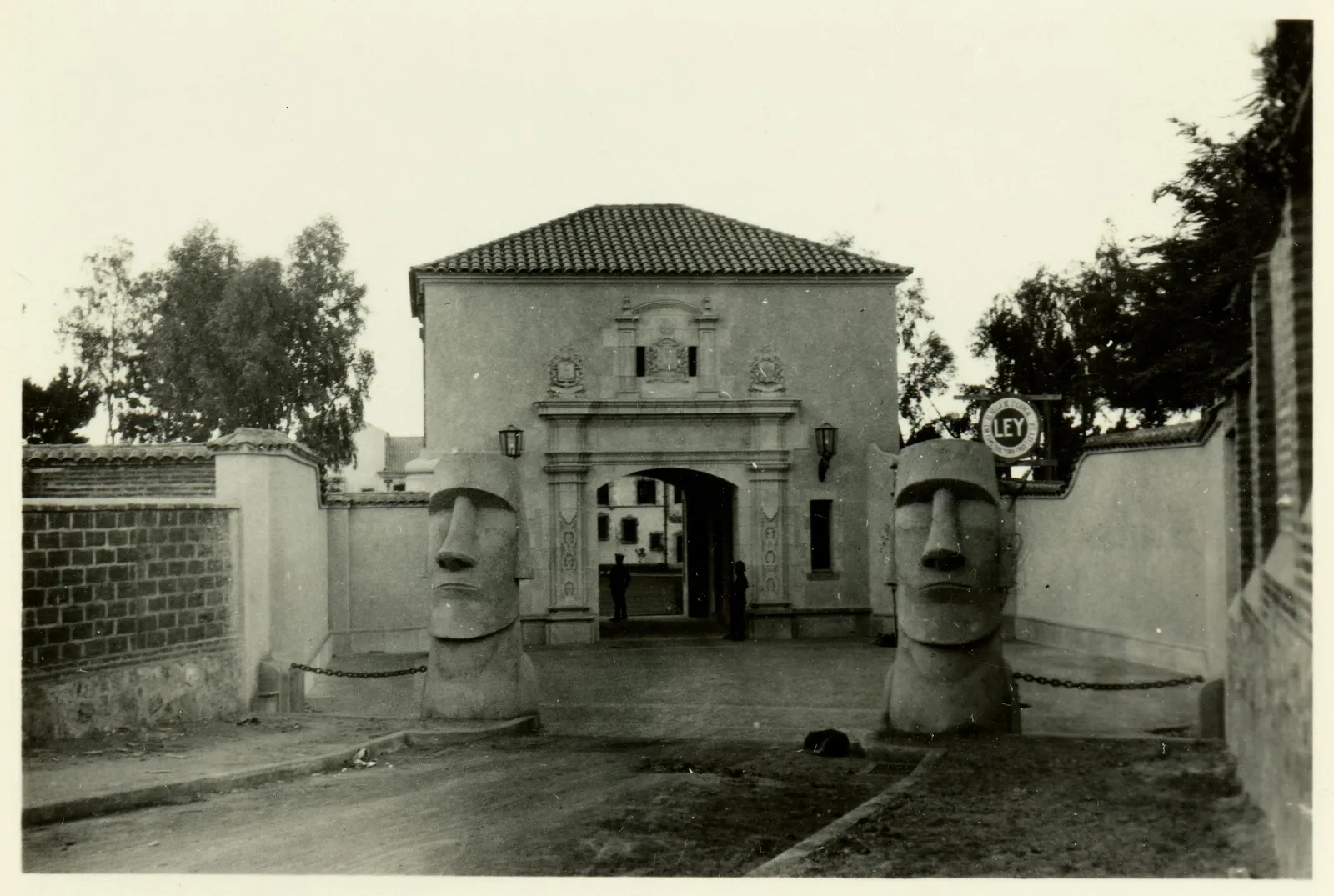 Acceso Palacio Presidencial Cerro Castillo, 1929