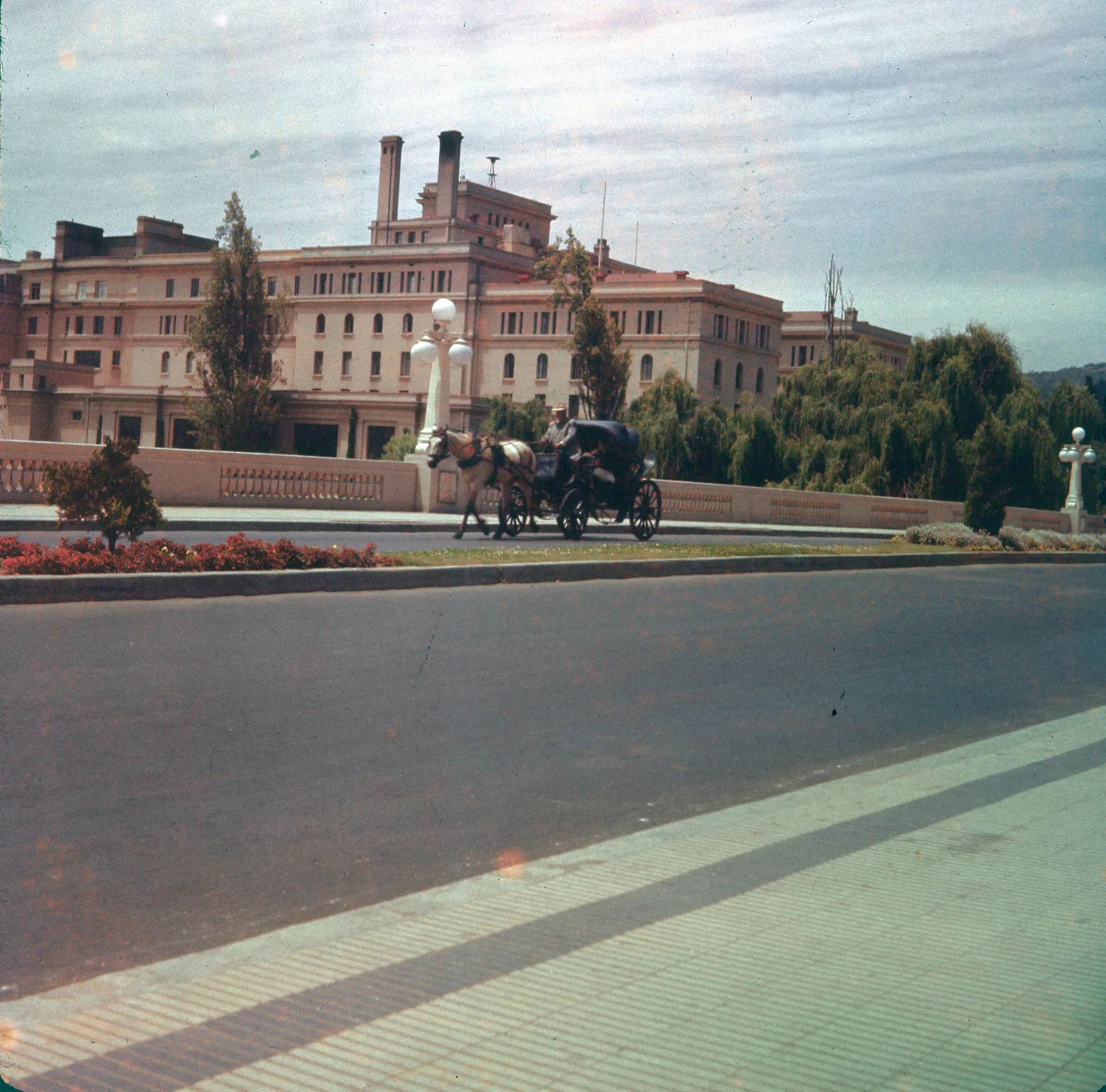 Hotel O'Higgins desde Puente Libertad, Viña del Mar, 1959