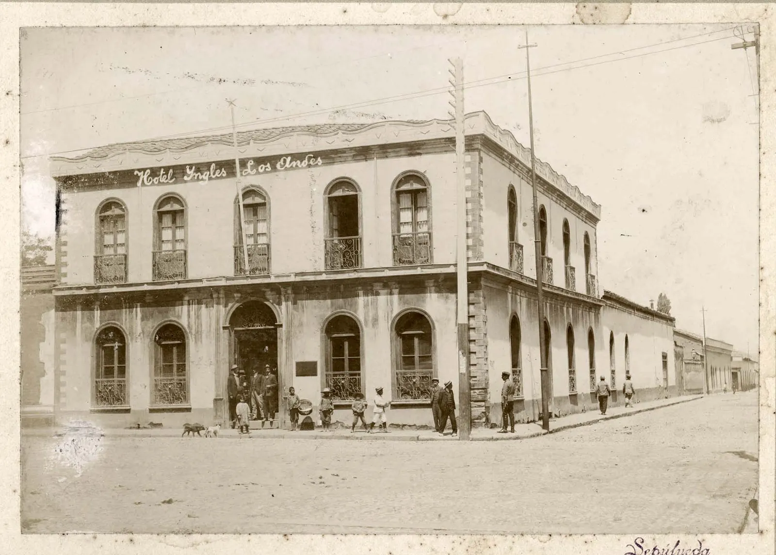 Hotel Inglés de Los Andes, ca. 1910