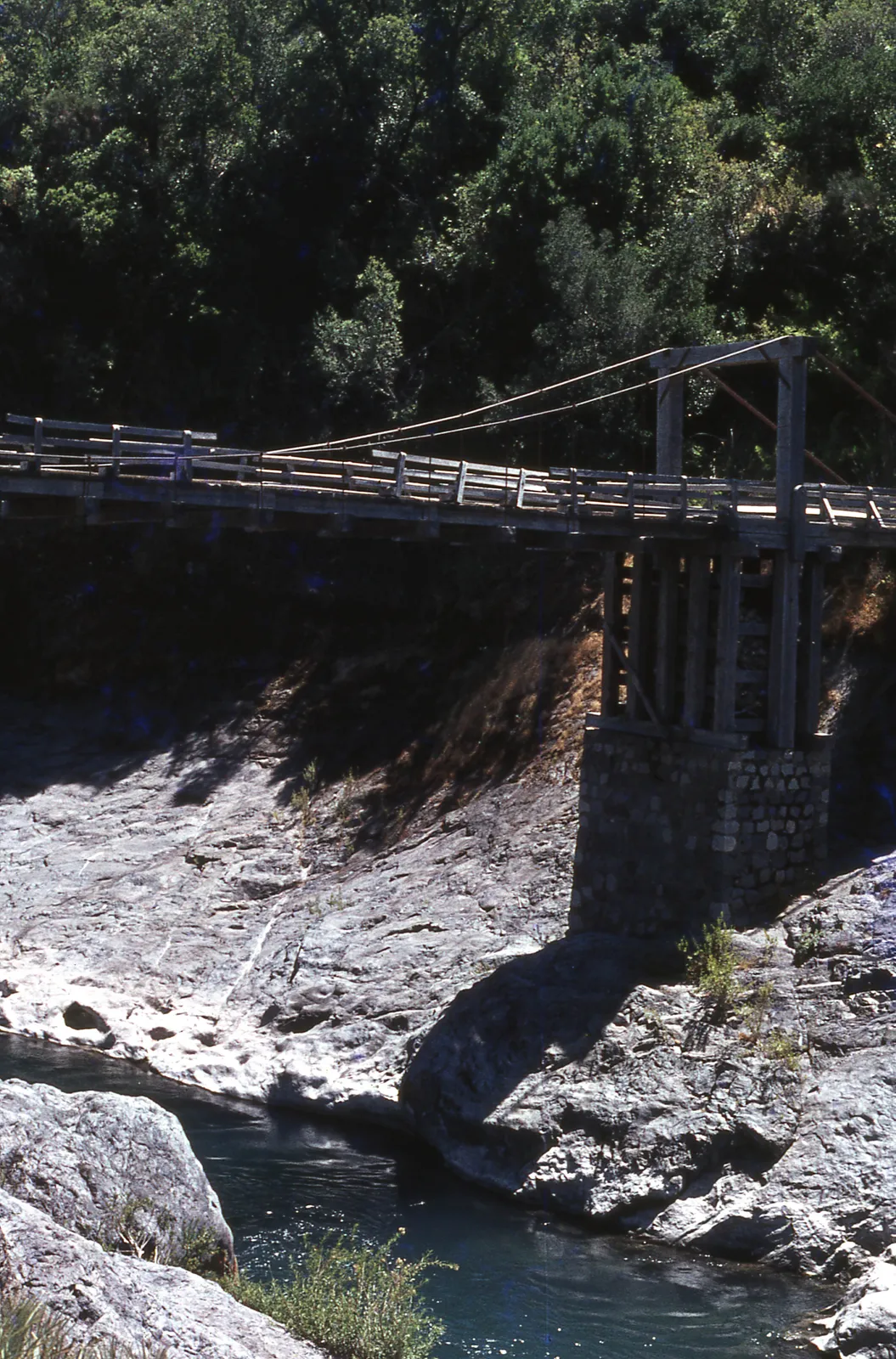 Puente sobre el Río Longaví circa. 1978