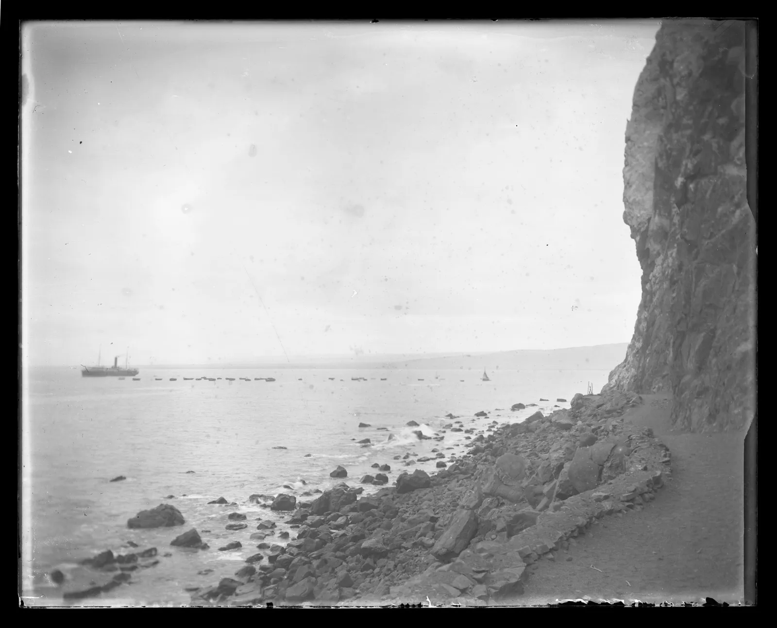 Paisaje costero en Arica, ca. 1903